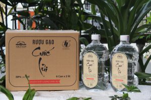 Thùng 6 Can Rượu Gạo Cuốc Lủi 2L Yên Tử chính hãng khử sạch độc tố Methanol