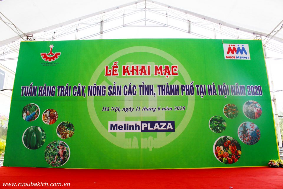 khai mạc tuần hàng trái cây nông sản các tỉnh thành phố tại hà nội 2020