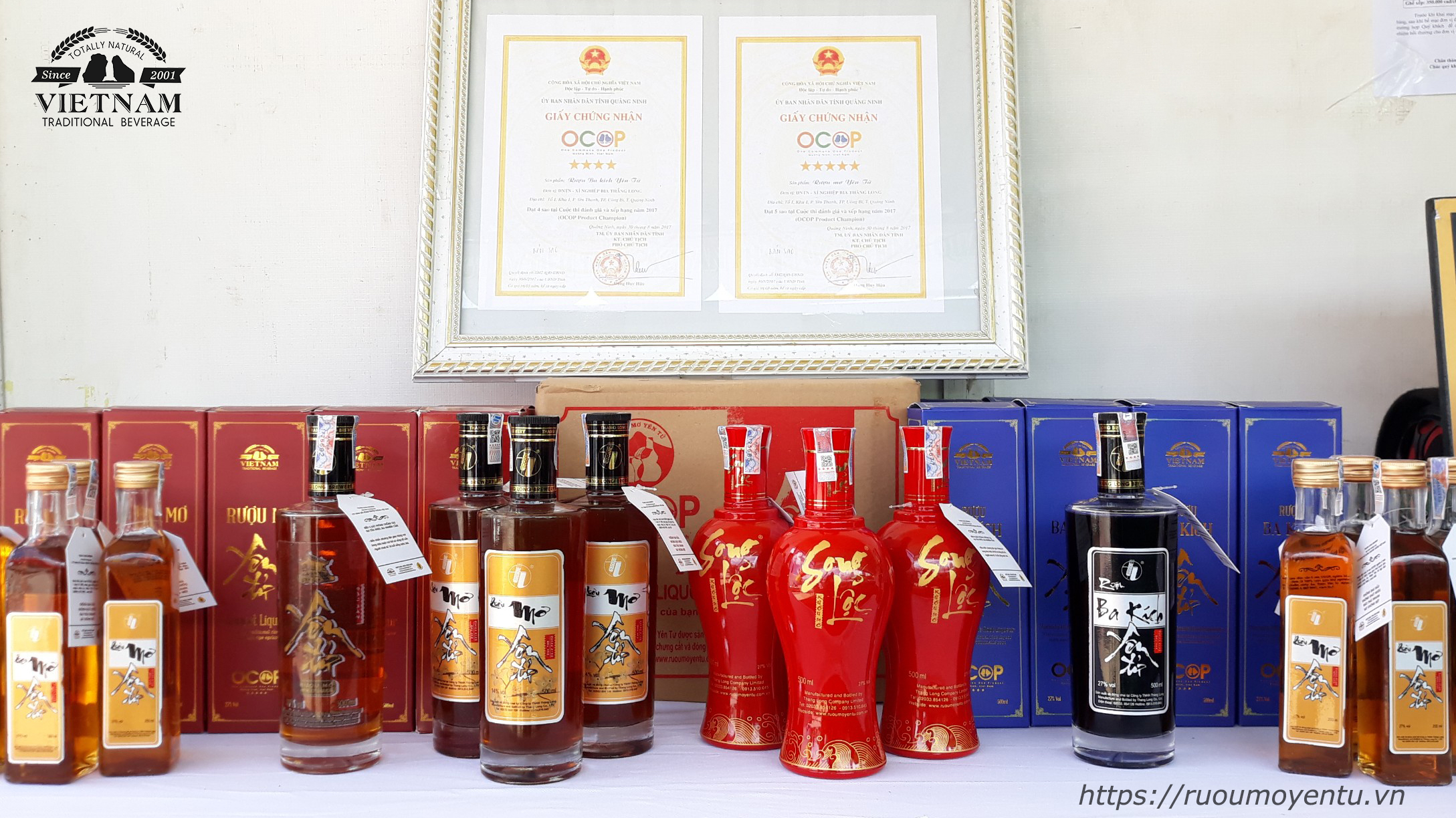 Rượu Yên Tử tại Liên hoan ẩm thực Quảng Ninh 2020